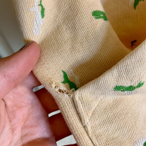 FREE PEOPLE pale yellow whale pattern jacket - Picture 9 of 14